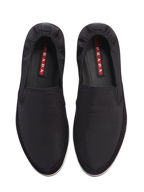 prada shoes nylon women|Prada men's slip on sneakers.